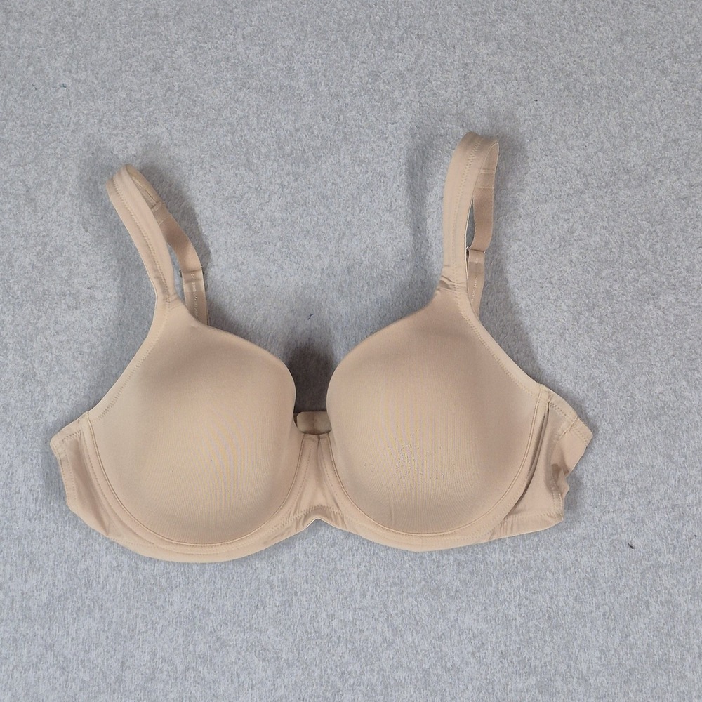 Soma Women Bra 38D Beige Allura T-Shirt Underwired Strap Lightly Lined